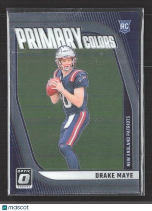 2024 Panini Optic Drake Maye #3 Primary Colors Rc