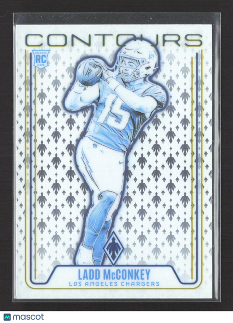 2024 Panini Phoenix - Contours Ladd McConkey #CON-LMY (RC)