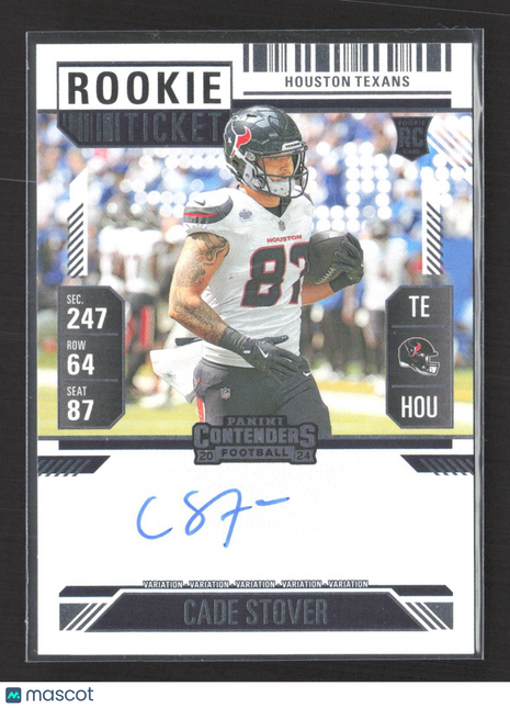 2024 Panini Contenders - Rookie Ticket RPS  Cade Stover #130 Auto