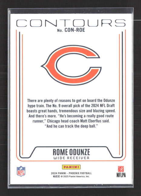 2024 Panini Phoenix - Contours Rome Odunze #CON-ROE (RC)