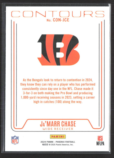 2024 Panini Phoenix - Contours Ja'Marr Chase #CON-JCE