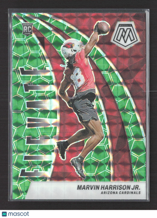 2024 Panini Mosaic Elevate Marvin Harrison Green Rc #2