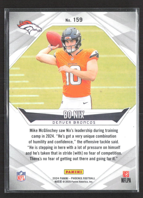 2024 Panini Phoenix - Rookies Bo Nix #159 (RC)