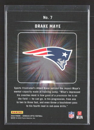 2024 Panini Donruss Optic - Light It Up Drake Maye #7 (RC)