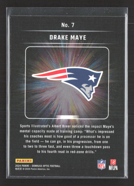 2024 Panini Donruss Optic - Light It Up Drake Maye #7 (RC)