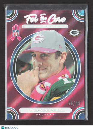 2024 Panini Photogenic - For the Cure Aaron Rodgers #FTC-ARO /99
