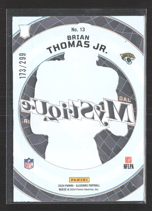 2024 Panini Illusions - Mystique Brian Thomas Jr. #13 Blue /299