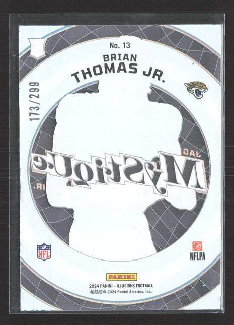 2024 Panini Illusions - Mystique Brian Thomas Jr. #13 Blue /299
