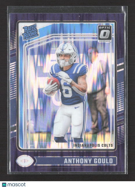 2024 Panini Donruss Optic Rated Rookie Anthony Gould #205 Purple Shock Prizm