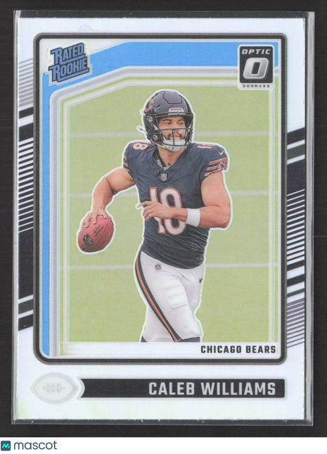 2024 Panini Optic Caleb Williams Rated Rookie Silver Holo #201