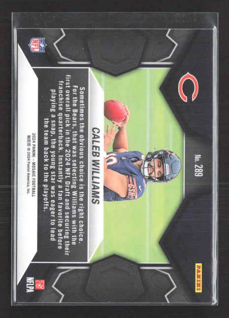 2024 Panini Mosaic - NFL Debut Caleb Williams #289 (RC)