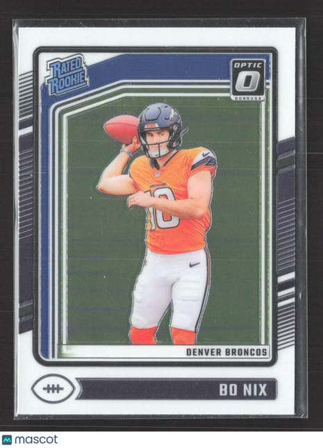 2024 Panini Donruss Optic - Rated Rookie Bo Nix #209 (RC)