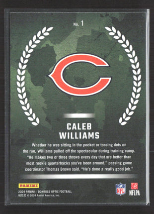 2024 Donruss Optic Rookie Recruits Caleb Williams #1