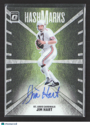 2024 Panini Optic Jim Hart Hashmarks Auto #HM-JHT