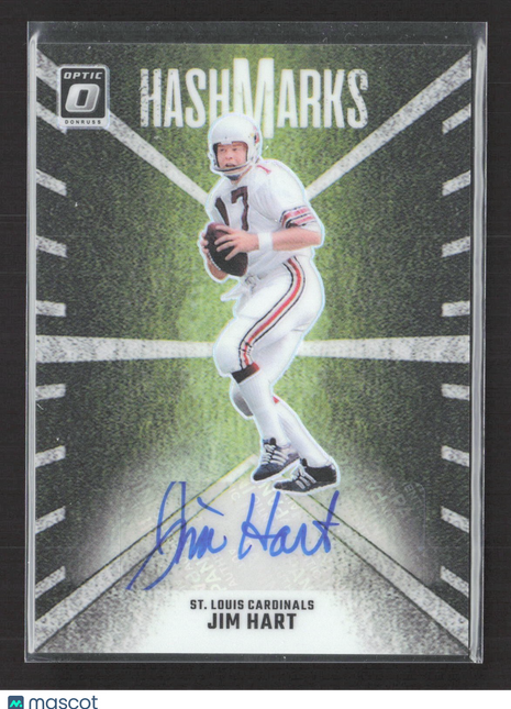 2024 Panini Optic Jim Hart Hashmarks Auto #HM-JHT