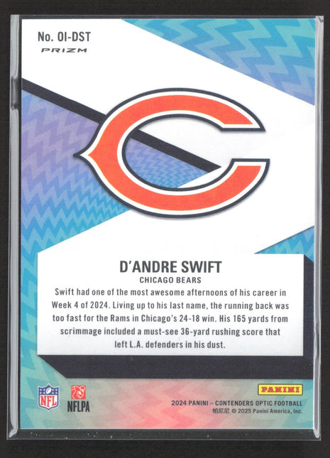 2024 Panini Optic Contenders D'Andre Swift Optic Illsuion #OI-DST