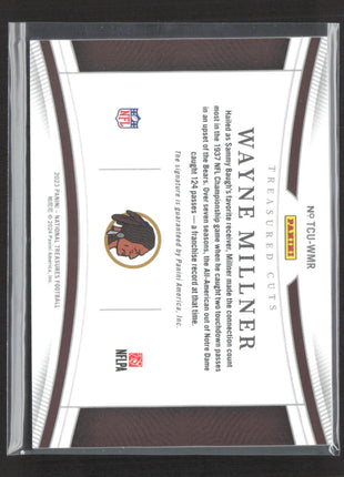 2023 Panini National Treasures Wayne Millner Treasured Cuts Cut Auto 1/1 HOF