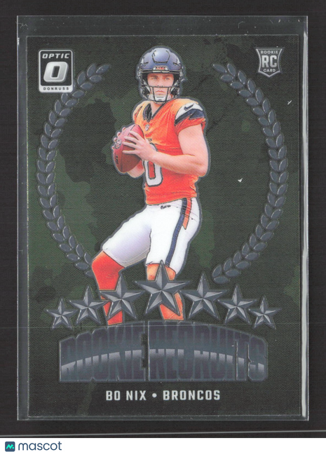 2024 Donruss Optic Bo Nix #4 Rookie Recruits