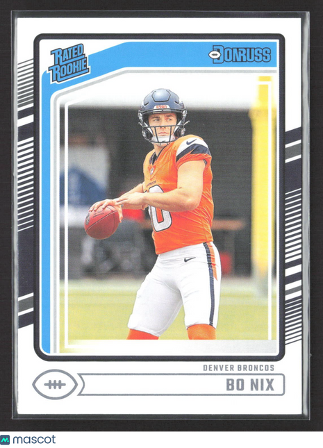 2024 Panini Donruss - Rated Rookie Bo Nix #369 (RC)