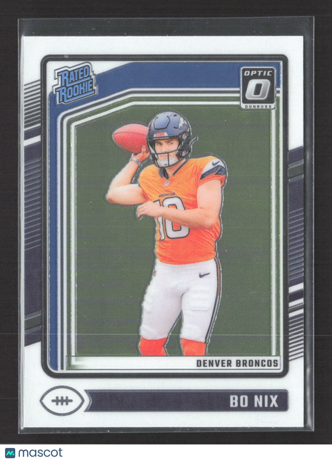 2024 Panini Donruss Optic - Rated Rookie Bo Nix #209 (RC)