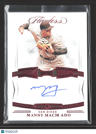 2022 Panini Flawless Manny Machado Ruby Auto /15 #FS-MM