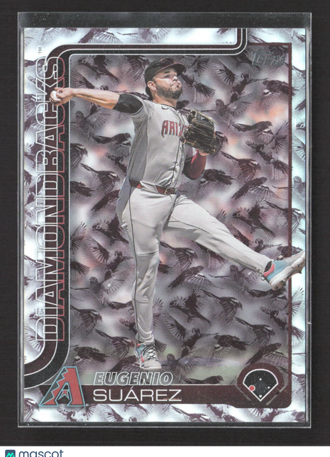 2025 Topps Series 1 - Eugenio Suarez #328 Easter Tins Birds 1/1