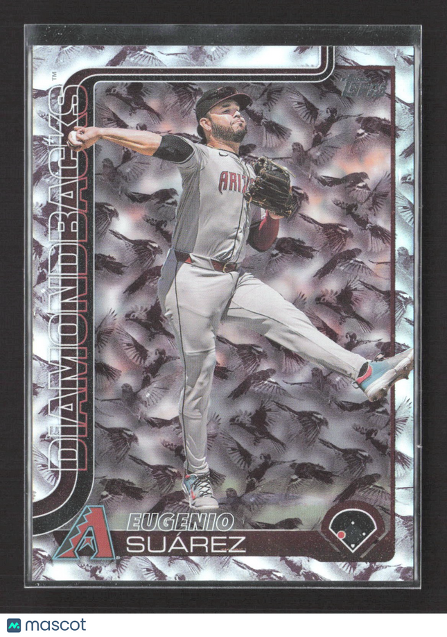 2025 Topps Series 1 - Eugenio Suarez #328 Easter Tins Birds 1/1