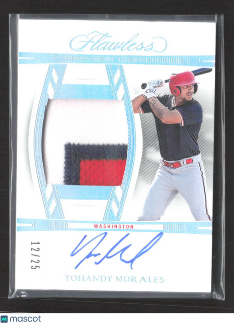 2024 Panini Flawless - Prospect Patch Auto Yohandy Morales #PPA-YM /25