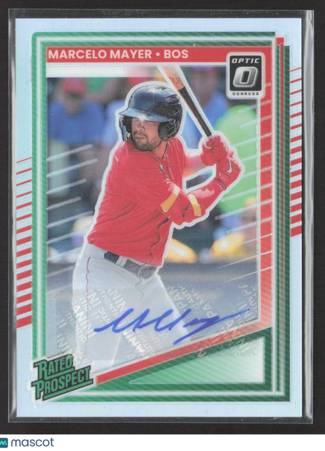 2025 Panini Optic Marcelo Mayer Rated Prospect Silver Holo Rc Auto #109