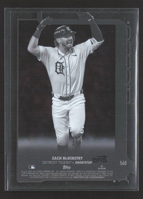 2025 Topps Series 2 - Zach McKinstry #560 Clear Acetate /10