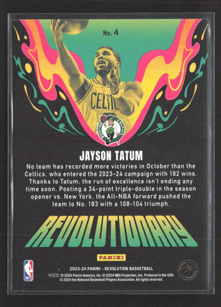 2023-24 Panini Revolution - Revolutionary Jayson Tatum #4