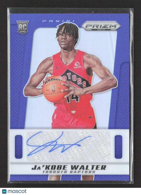 2024-25 Panini Prizm Deca Ja'Kobe Walter #PDS-JKW Blue Prizm /49 (RC) Auto