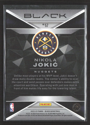 2022-23 Panini Black - Nikola Jokić #57 Copper /35