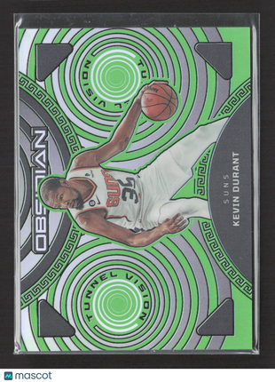 2022-23 Obsidian Tunnel Vision Kevin Durant #13 Electric Etch Green Flood /25