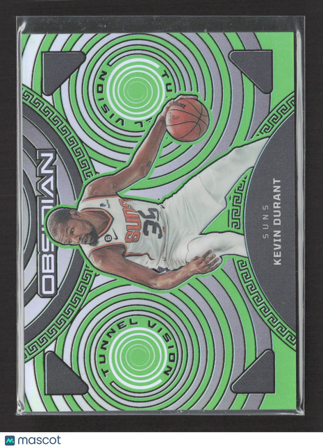 2022-23 Obsidian Tunnel Vision Kevin Durant #13 Electric Etch Green Flood /25