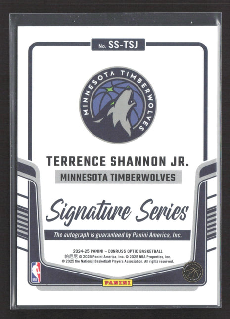 2024-25 Panini Donruss - Rated Rookie Signatures Terrence Shannon Jr. #269 Auto