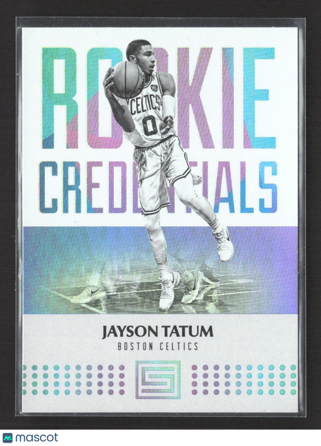 2017-18 Panini Status - Rookie Credentials Jayson Tatum #18 (RC)