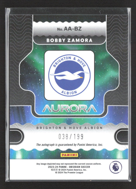 2023-24 Panini Obsidian - Aurora Auto Bobby Zamora #AA-BZ /199