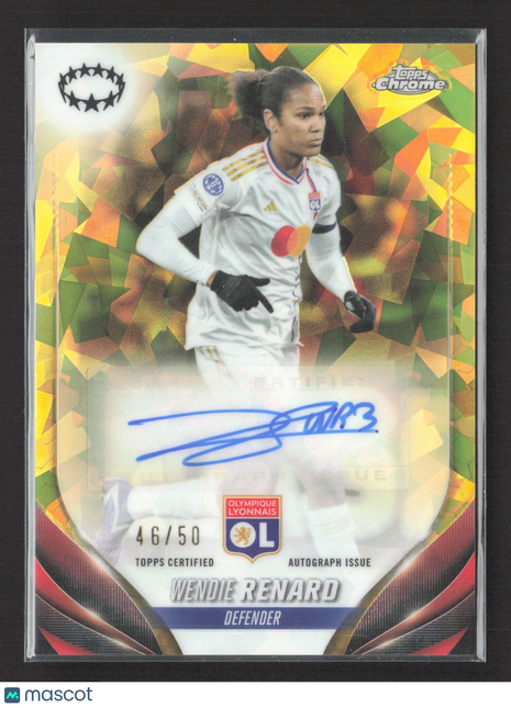 2023-24 Topps Chrome Sapphire Edition Auto Wendie Renard #A-WR Gold /50