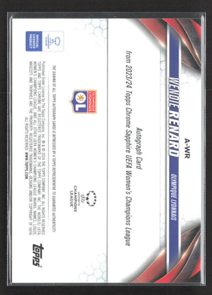 2023-24 Topps Chrome Sapphire Edition Auto Wendie Renard #A-WR Gold /50