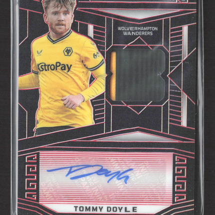 2023-24 Panini Obsidian Jersey Auto Tommy Doyle #JA-TD Electric Etch Red /15