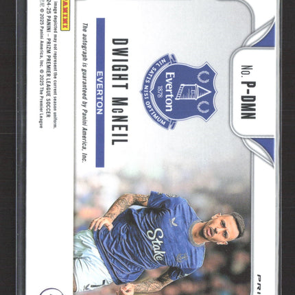 2024-25 Panini Prizm Penmanship Dwight McNeil #P-DMN Breakaway Prizm Auto