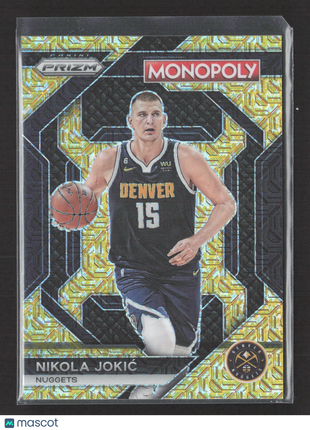 2023-24 Panini Prizm Monopoly Skills Nikola Jokic #PS1 Gold Mojo Prizm /500