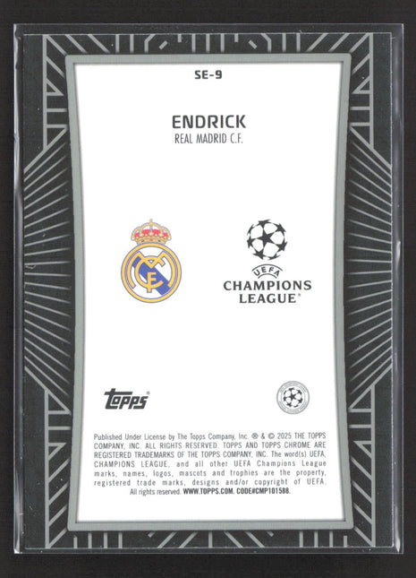 2024-25 Topps Chrome Endrick Shadow Etch #SE-9