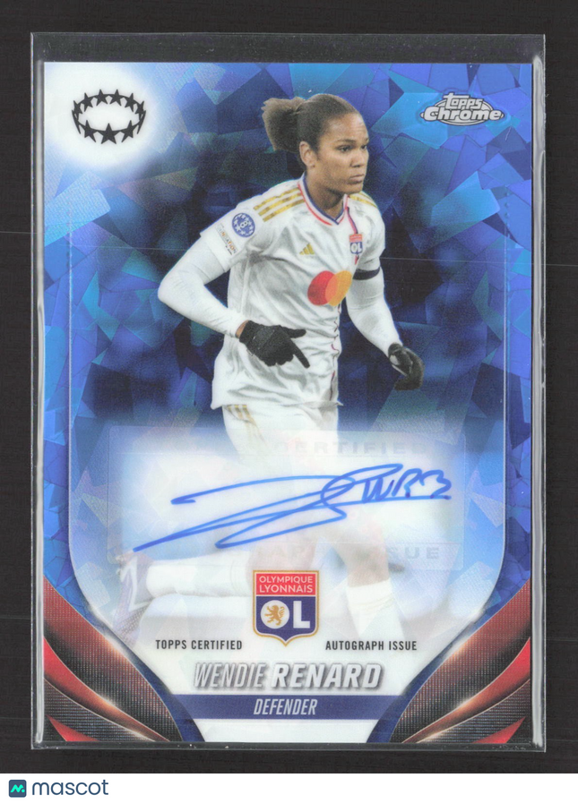 2023-24 Topps Chrome Sapphire Auto Wendie Renard #A-WR