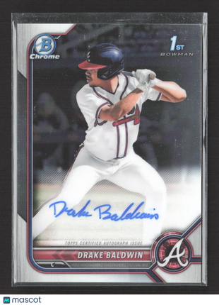 2022 Bowman Chrome Drake Baldwin 1st Chrome Auto #CDA-DBN