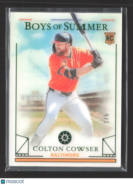 2024 Panini Boys of Summer - Colton Cowser #51 Green Rc /5