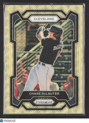 2024 Panini Prizm - Chase Delauter #30 Gold Vinyl Prizm (RC) 1/1