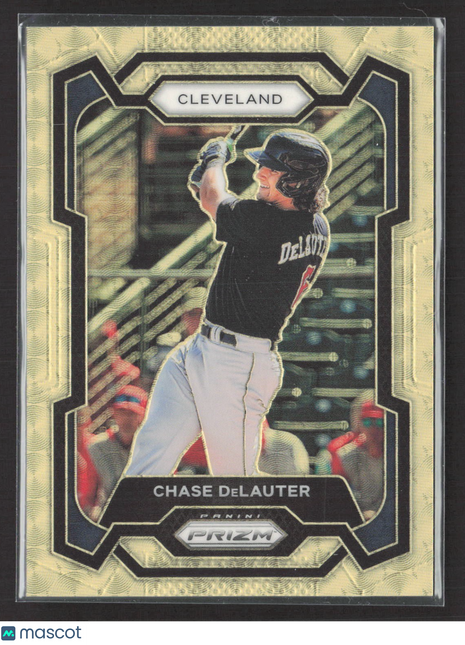 2024 Panini Prizm - Chase Delauter #30 Gold Vinyl Prizm (RC) 1/1