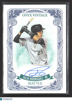 2021 Onyx Vintage Julio Rodriguez Auto Rc #VAJR